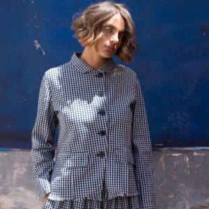 Amici By Baci Suit - Checker Gingham Blazer & Pants